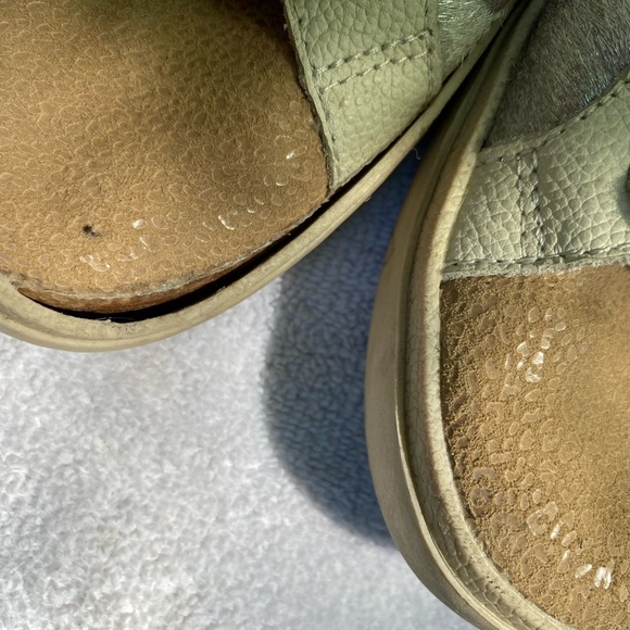 Dolce Vita cow print, pony hair sneakers - Picture 3 of 5